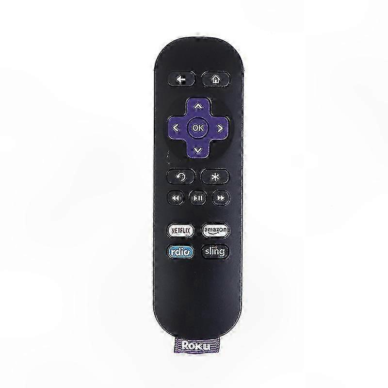 Smart Remote Control for Roku Streaming Players, Easy Strap-In Design