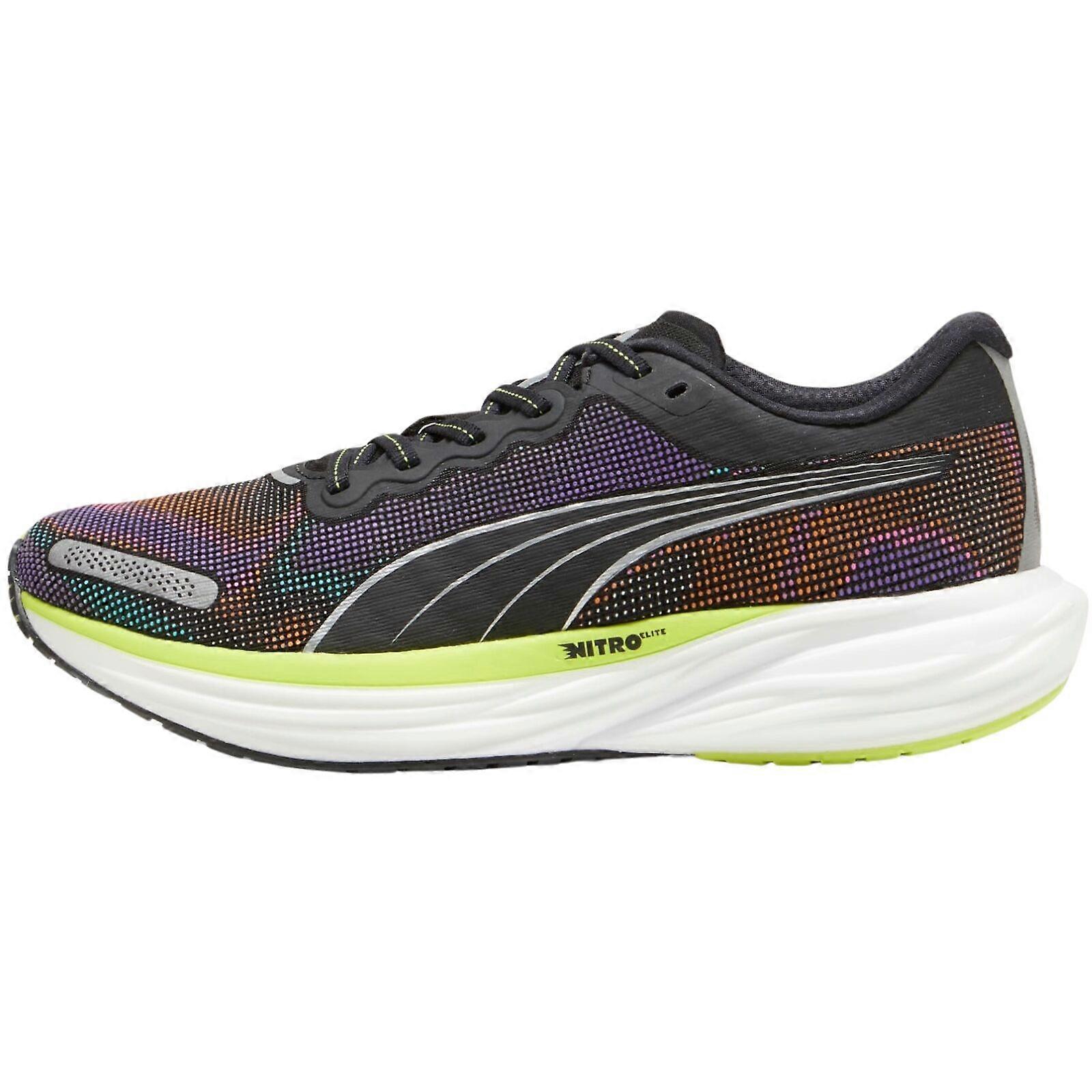 Mens Puma Deviate NITRO 2 Psychedelic Rush PUMA Black Lime Pow White