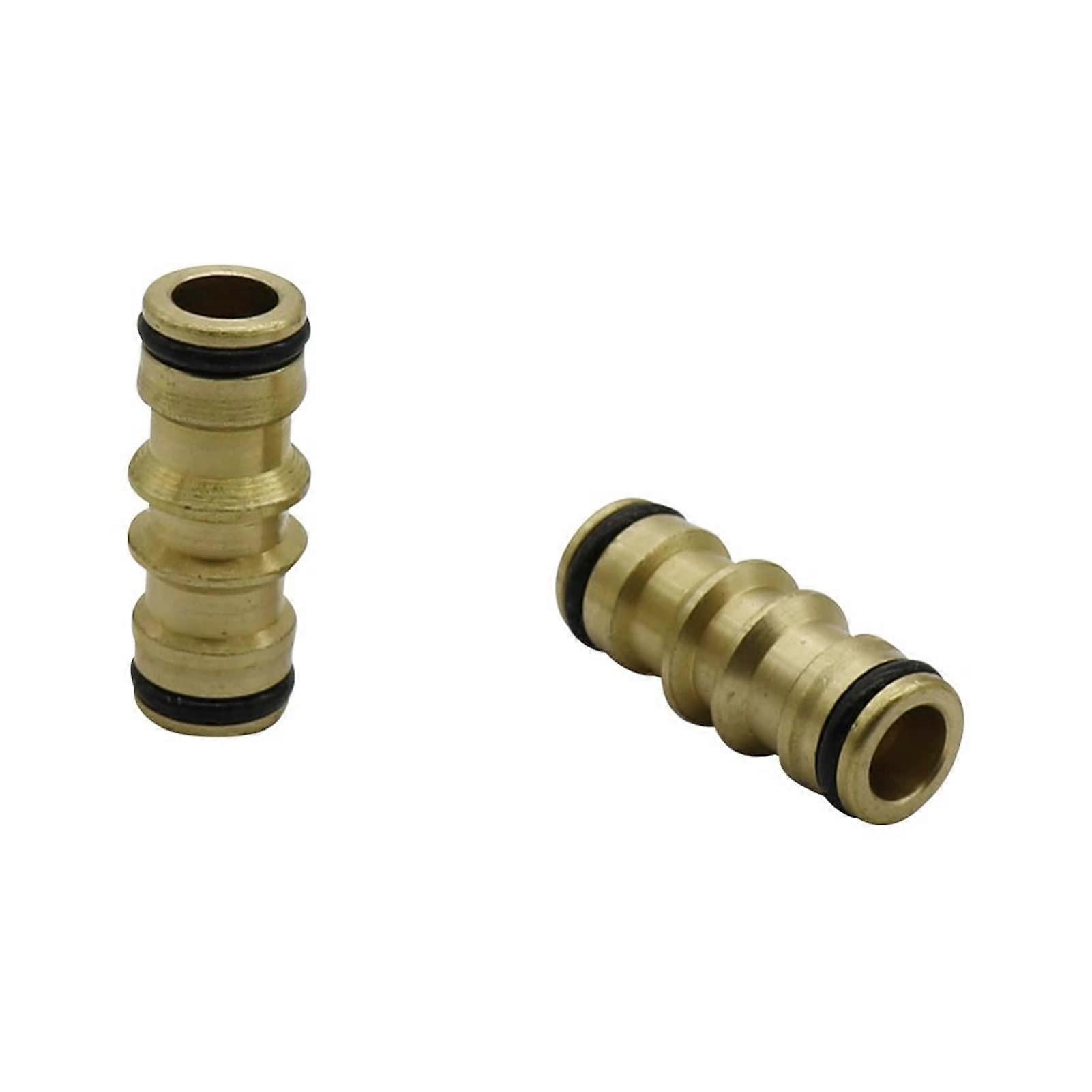 Brass Bidirectional Quick Connect Car Wash Water Pipe Connector 20 Pcs for Automatic Micro Irrigation System Fittings