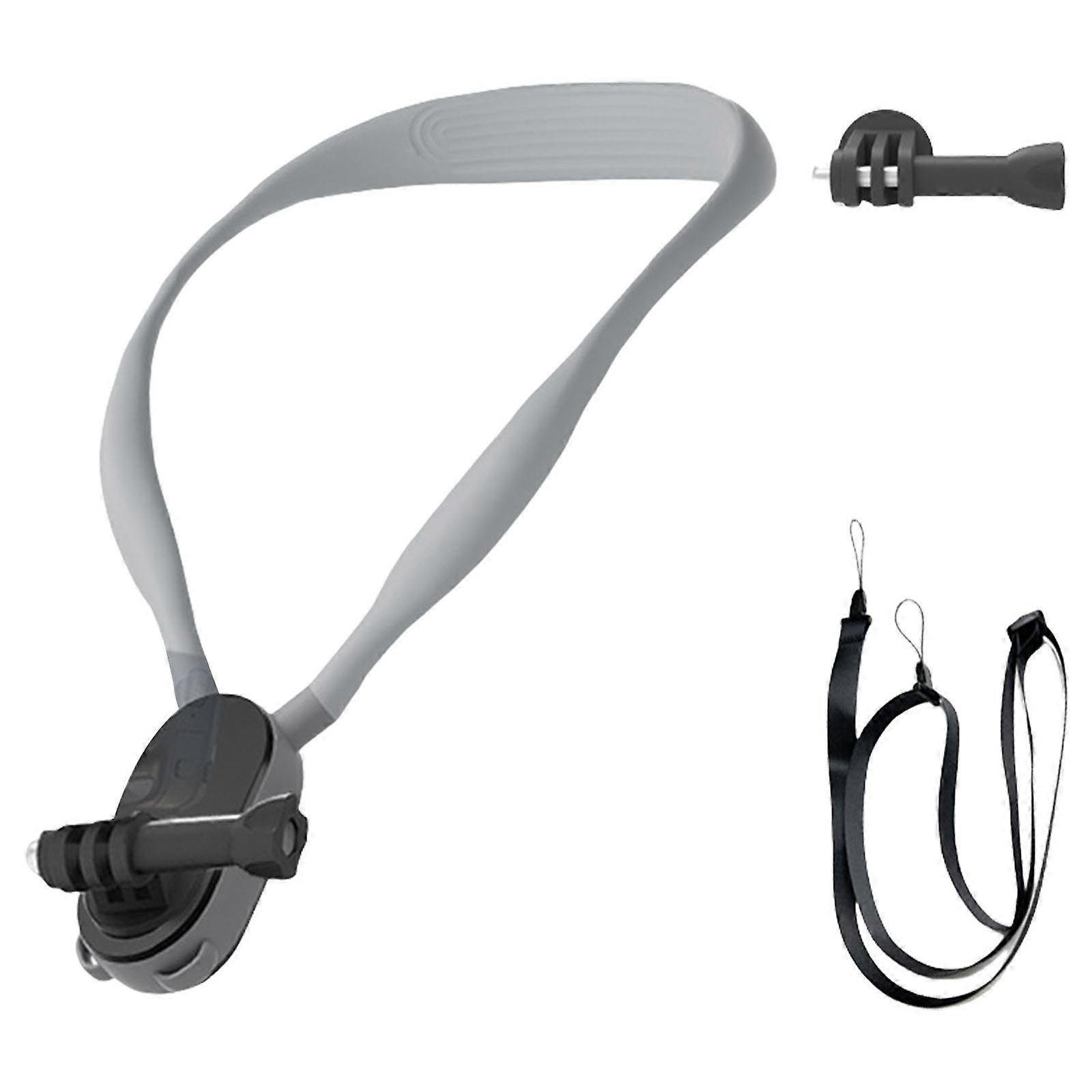 Magnetic Adjustable Neck Mount for Action 5 Professional Camera Flexible Silicone Chest Harness With Shake Proof Cord Multicolor