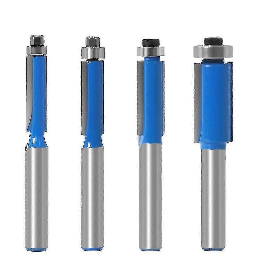 4pcs Copy Cutter 8mm Diy Carpentry Cutter Milling Tools With Top Be...
