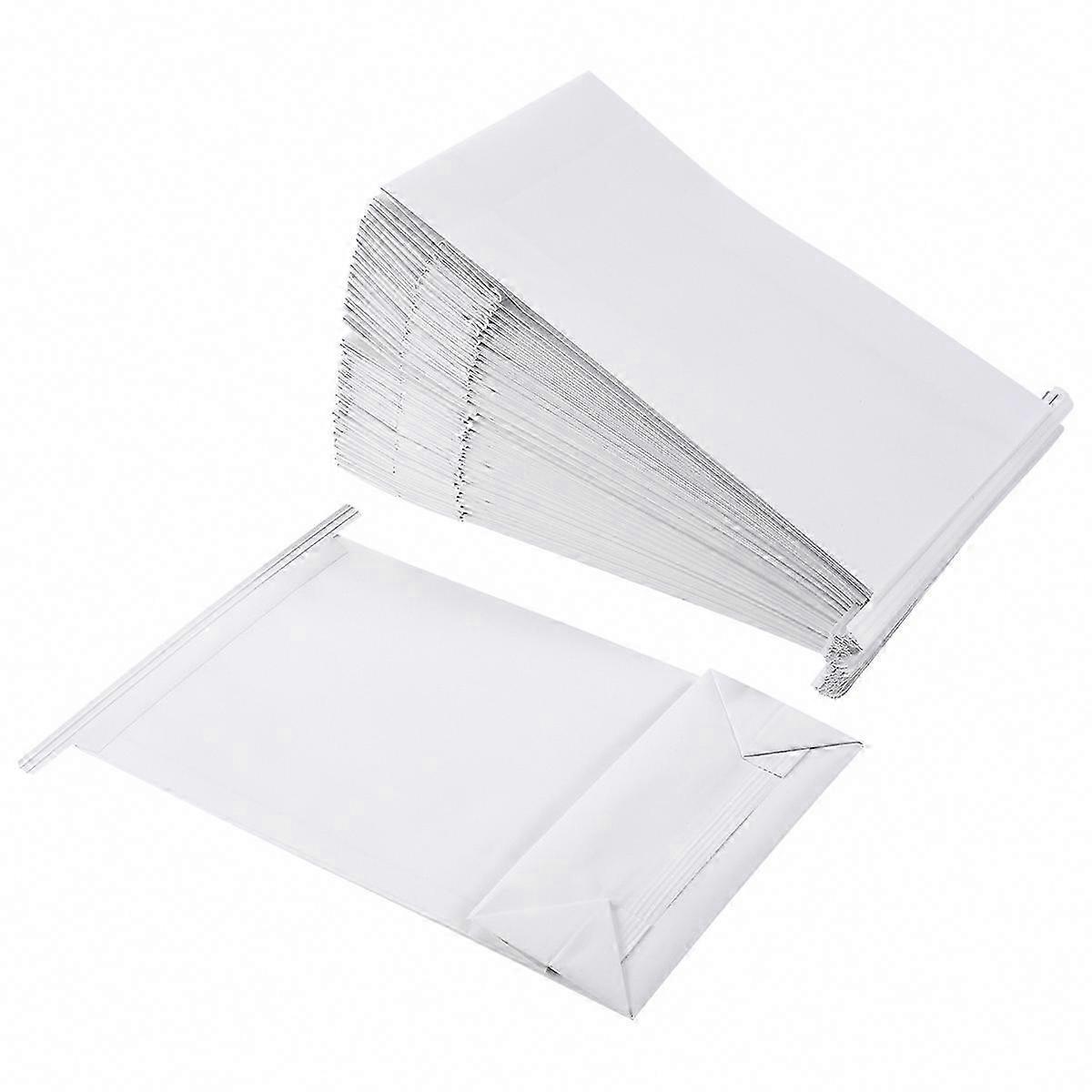 50 قطعة أكياس قيء بيضاء يمكن التخلص منها لدوار الحركة ، غثيان الصباح ، صداع الكحول ، استخدام السفر