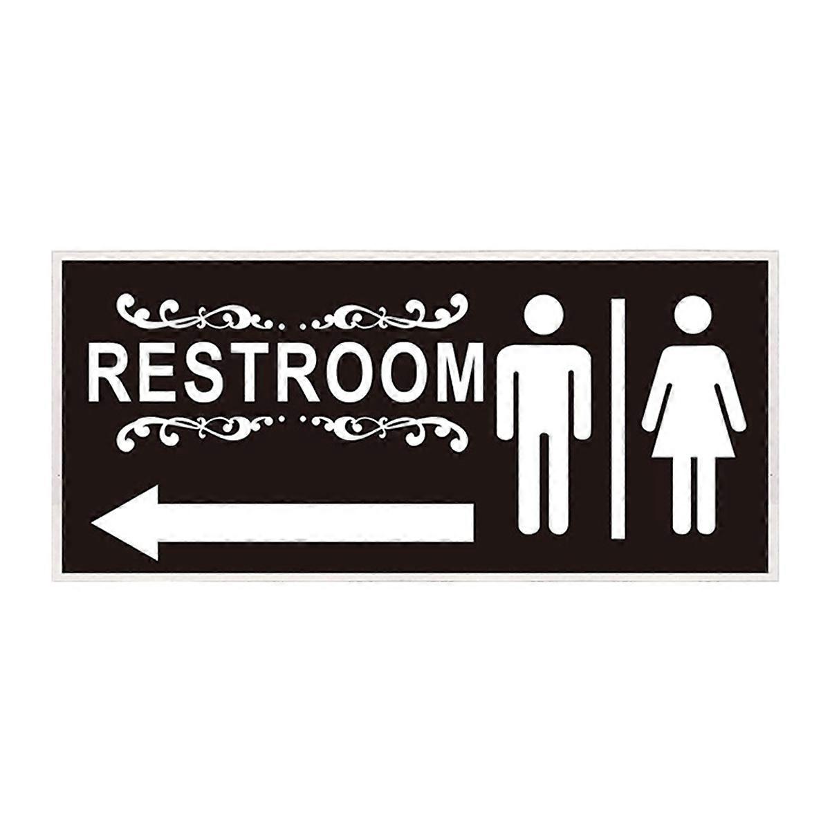 Restroom Signs for Business Bathroom Signs for Man & Women Unisex