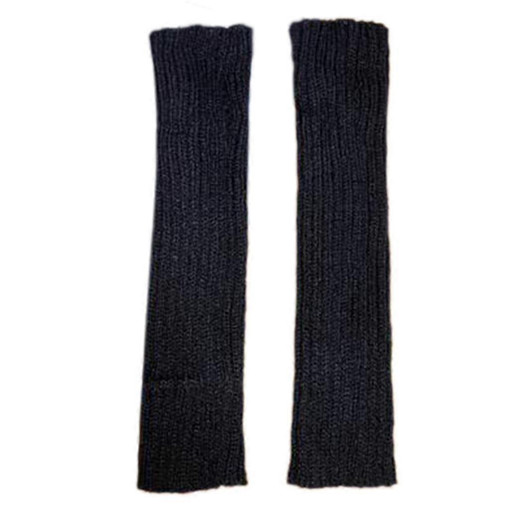 Knitted arm warmers and gloves, about 30cm long, 8 colors available, suitable for multiple scenarios