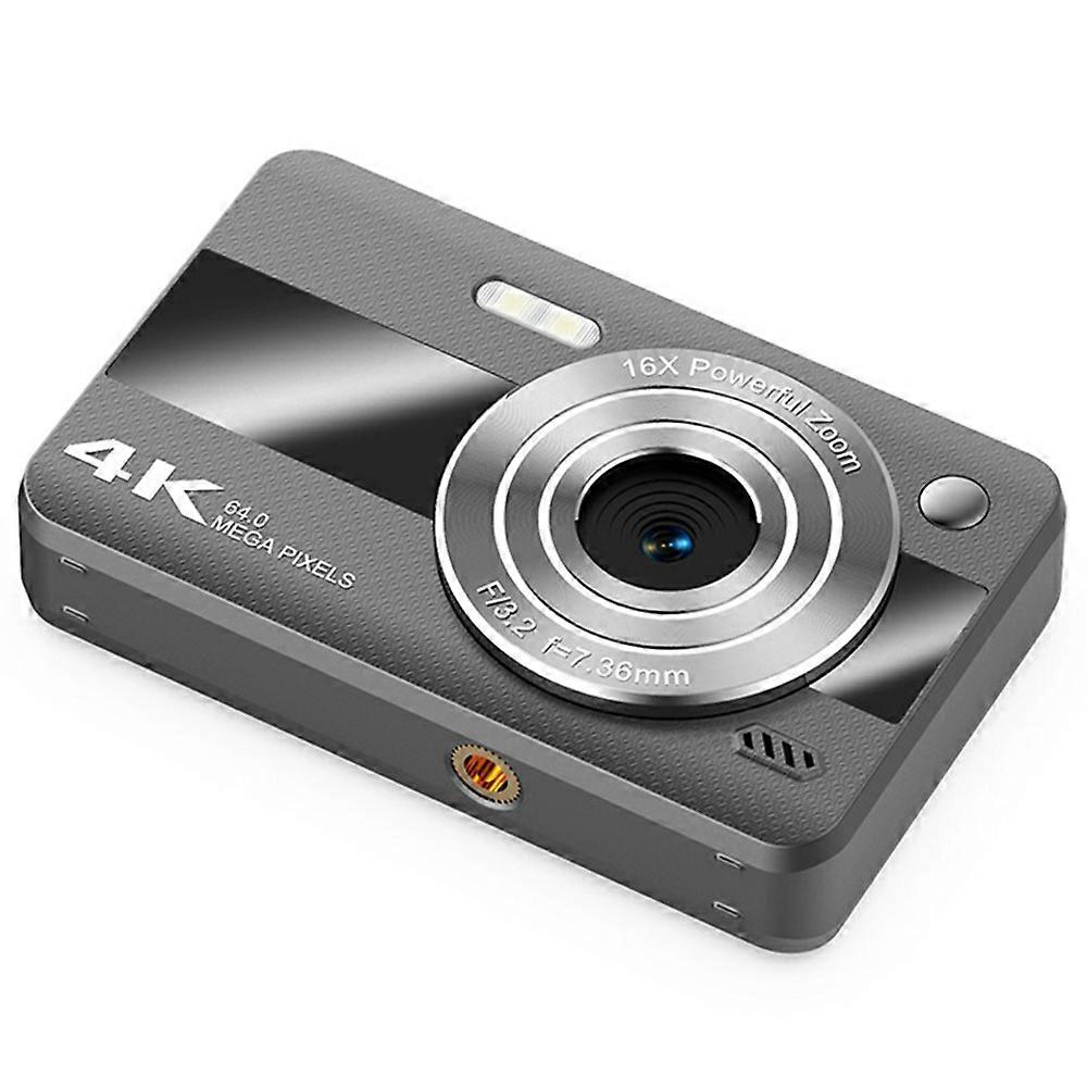 TKdaddy H11 2.4 Inch Portable Digital Camera 16X Digital Zoom HD Video Recording CCD Built In LED Flash Tarnish