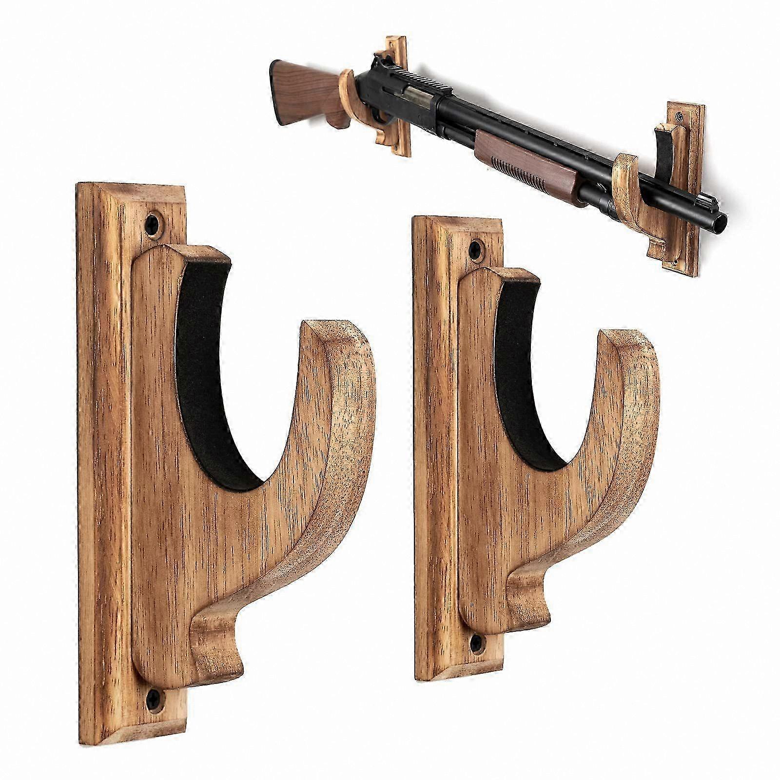 Firearm Storage Rack for Rifles and Shotguns Wall Mount Display Holder