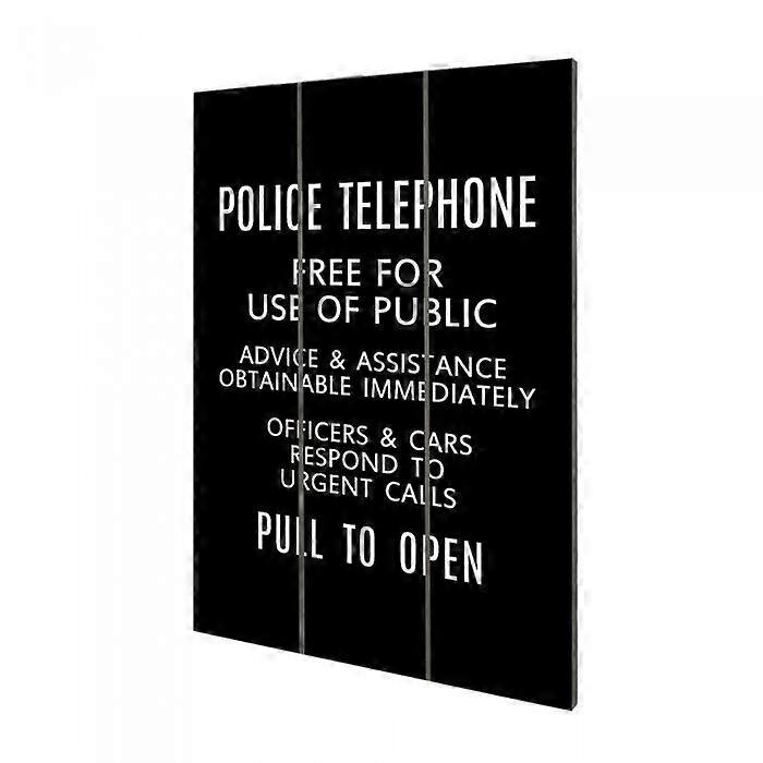 Doctor Who Tardis Sign Plaque