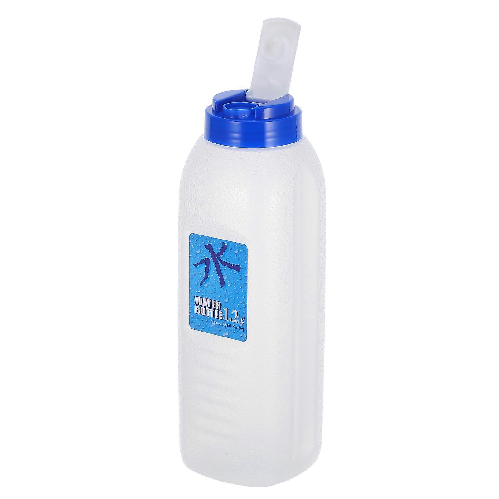 Plastic Water Jug with Lid 1.2L Large Capacity Shatterproof Pitcher for Iced Tea Juice Cold Drinks
