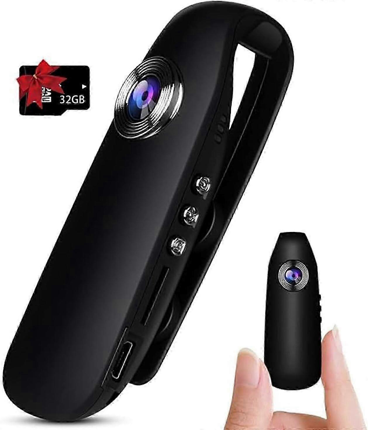 2025 Latest Model Body Camera with 32GB Memory Card, 1080P FHD Body Camera, Loop