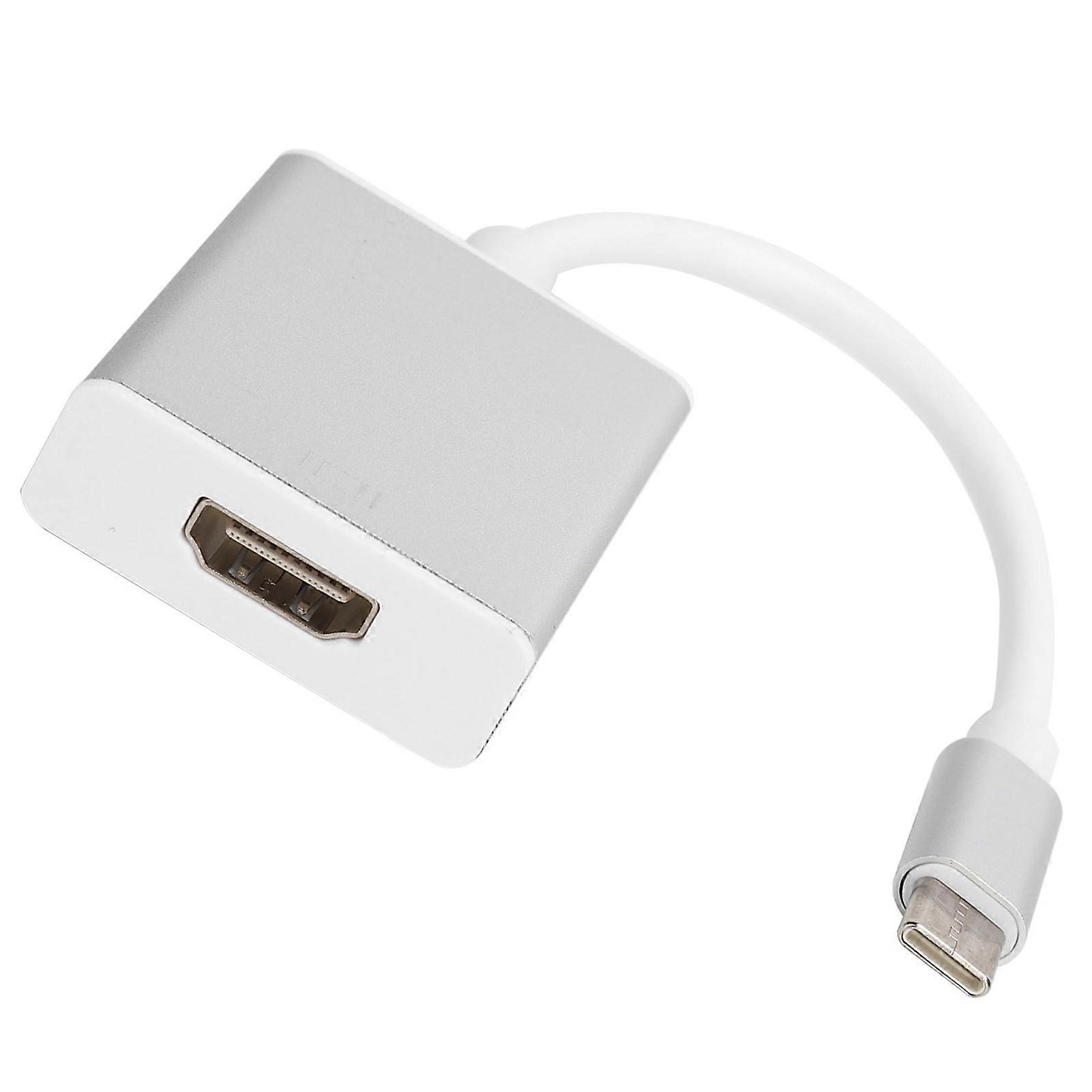 Type-C to HDMI Adapter Silver USB 3.1 4Kx2K 60Hz Converter