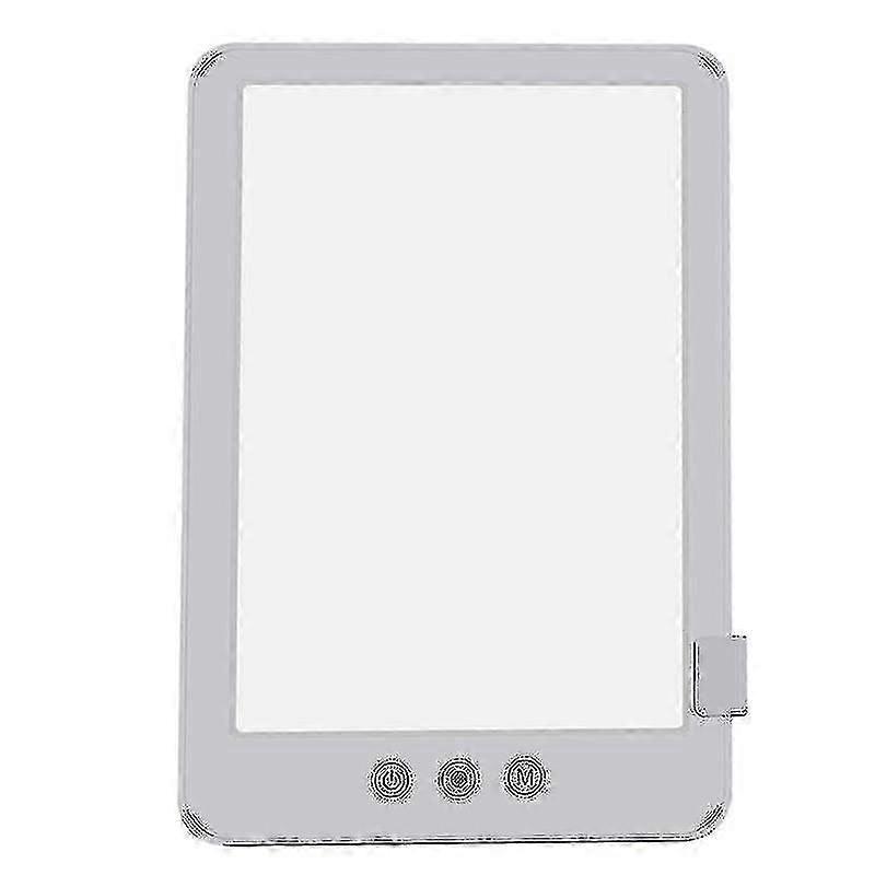 2025 Light Therapy Lamp, Ultra-thin Uv-free 10000 Lux Therapy Light, Timer Function, Adjustable Brightness Levels, Two Color Temperature, 90 Rotatable