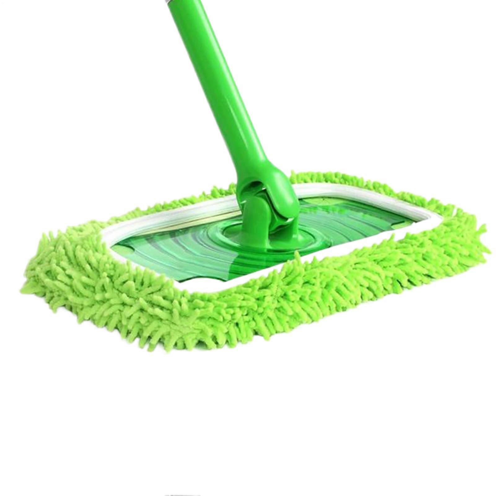 Reusable Mop Pad Microfiber Replacement Cloths For Hardwood Tile Floors Universal Fit Dry Wet Mopping