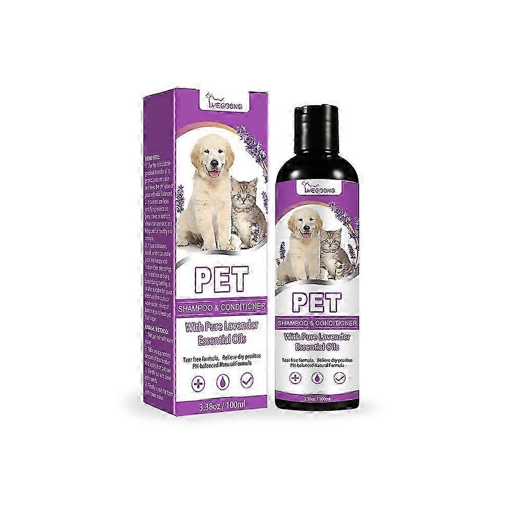 1-3X Pet Shampoo Dog Cat White Hair Fragrant Decontamination Bubble Bathing Pet Shampoo Shampoo Deodorizing And Itching Relieving