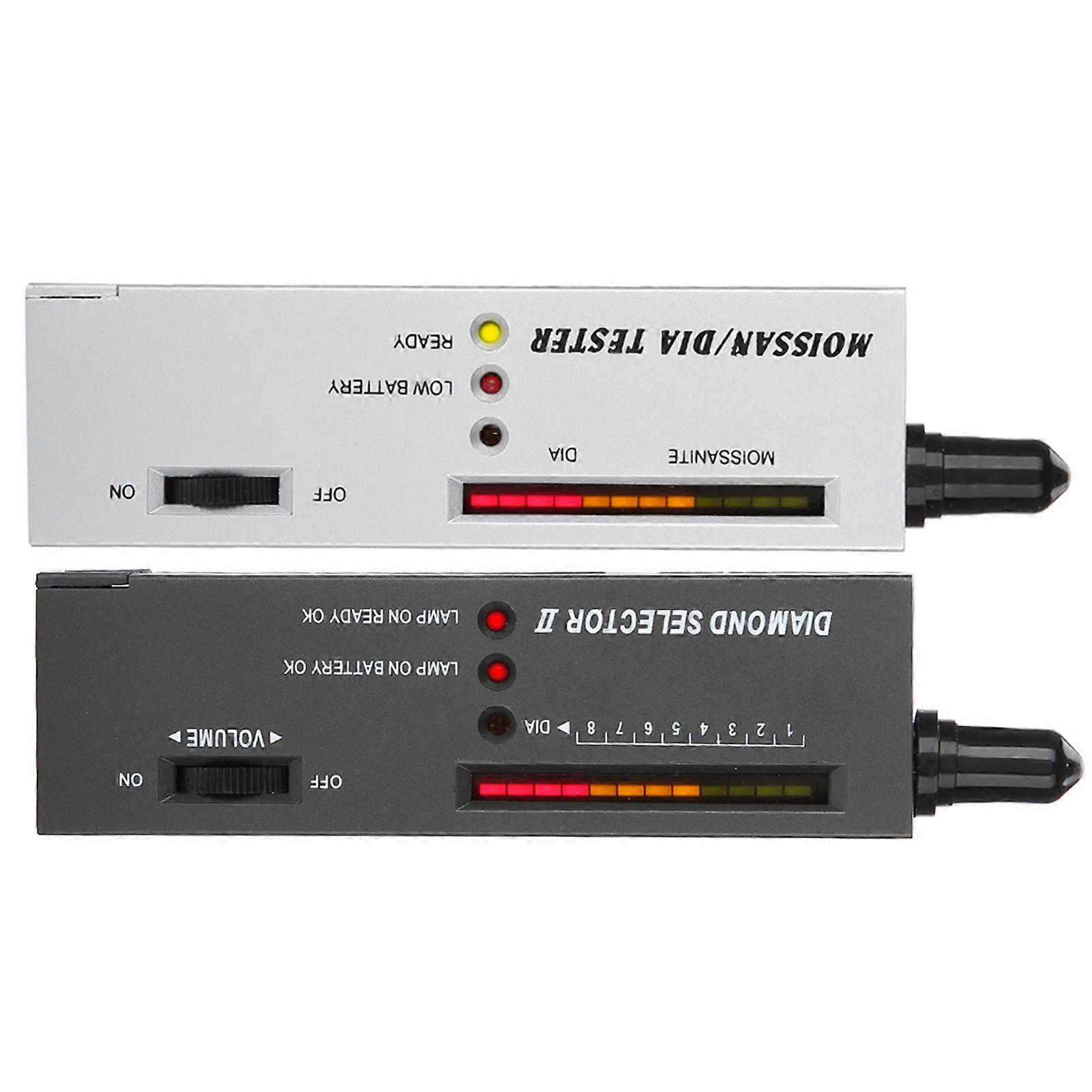 Practical Diamond Selector II & Moissanite Tester Set, Portable 16x4cm