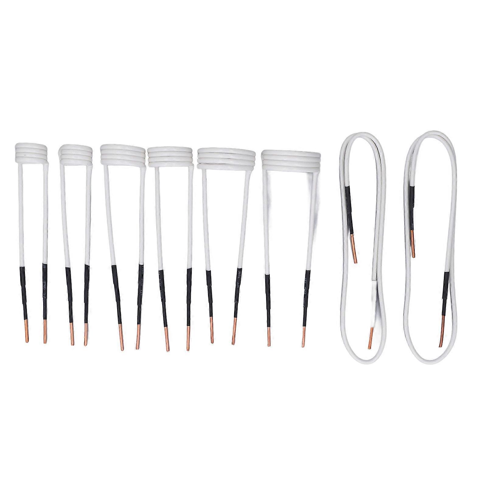 Kit de 8 bobines de chauffage à induction, noyau en laiton de 2,5 mm, 4 types, pour le retrait des boulons et écrous