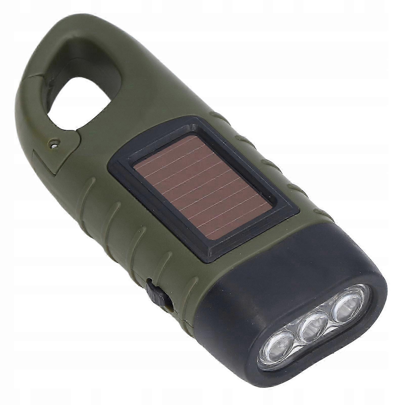 Led Torch Manual Handlebar Solar Battery 2025