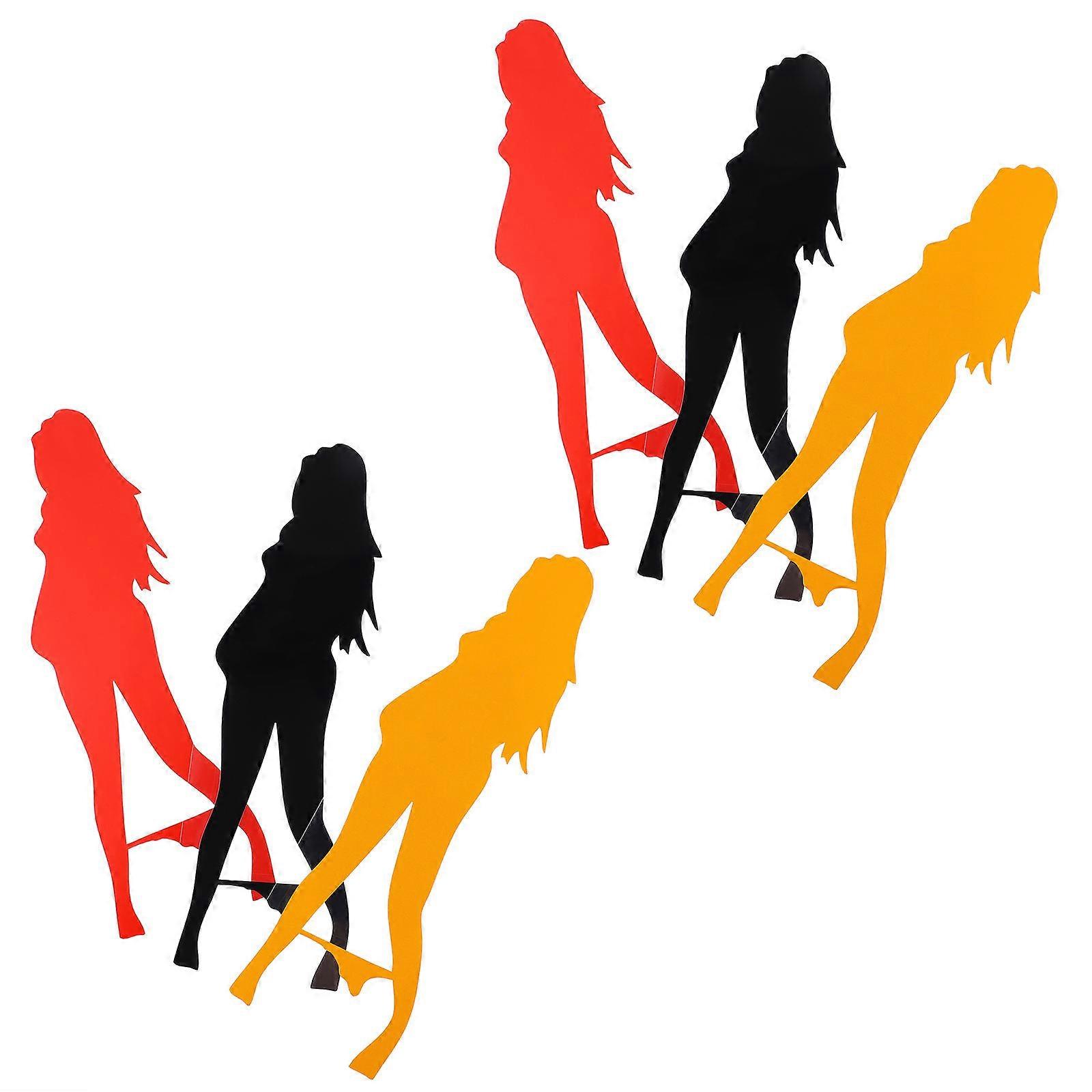 Car Sticker Sticker for Automobile Decoration 6Pcs Set