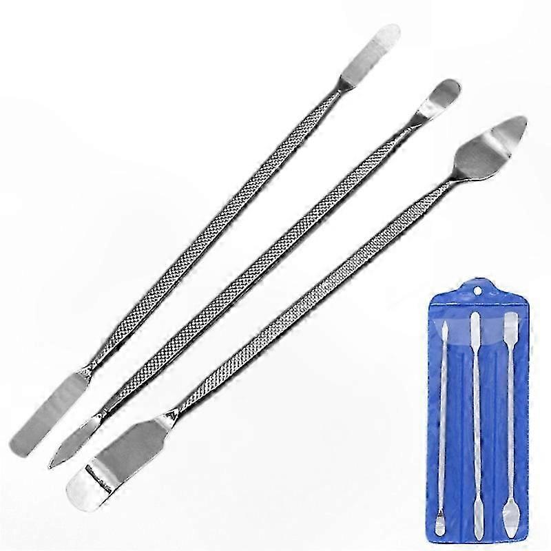 3-Pack Double-Ended Metal Spudger Tools for Electronics Repair Kits