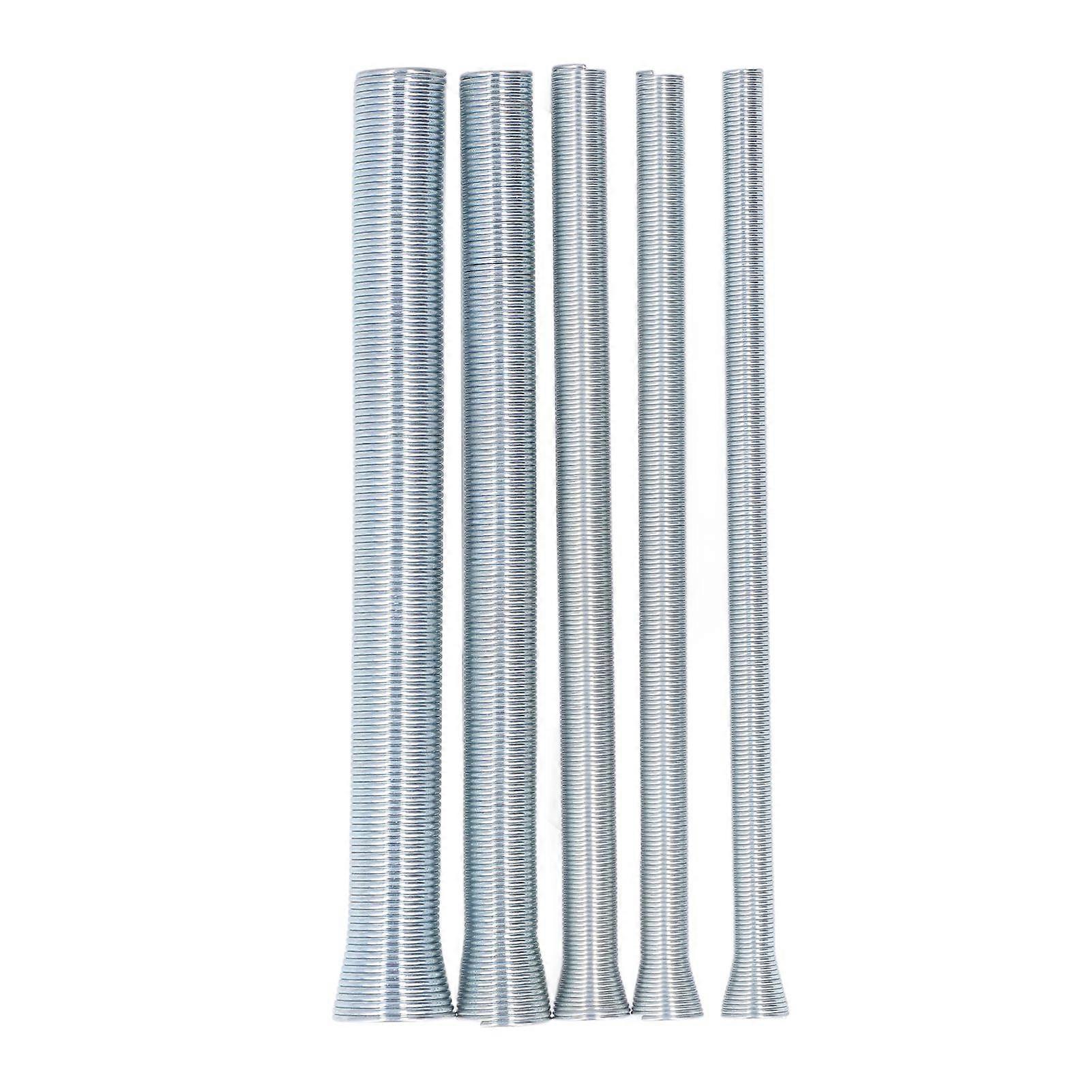 Spring Tube Bender Set for Copper Aluminum Thin Wall Steel Tubing 5/8in 1/2in 3/8in 5/16in 1/4in