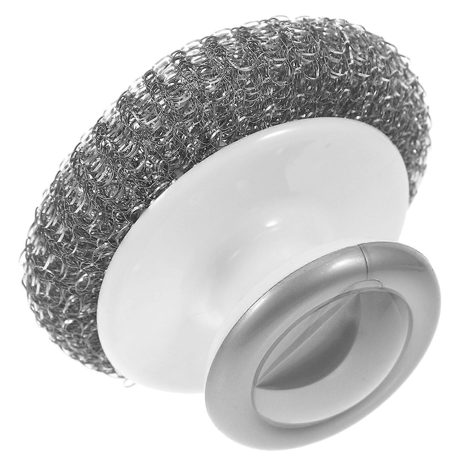 Kitchen Dish Brush for Pot Pan Cleaning 2Pcs with Plastic Handle Assorted Color