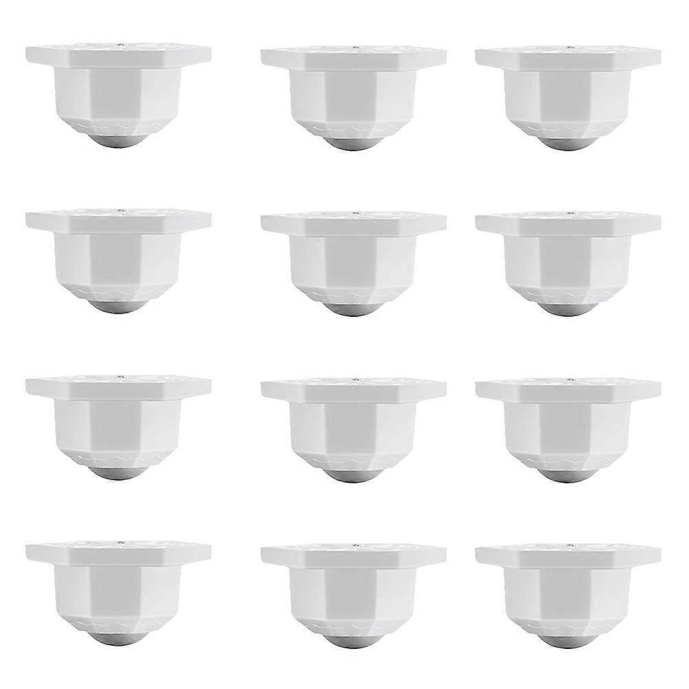 Self Adhesive Caster Wheels for Furniture 360 Degree Rotation Nodrill Installation Durable and Reliable 12Pcs