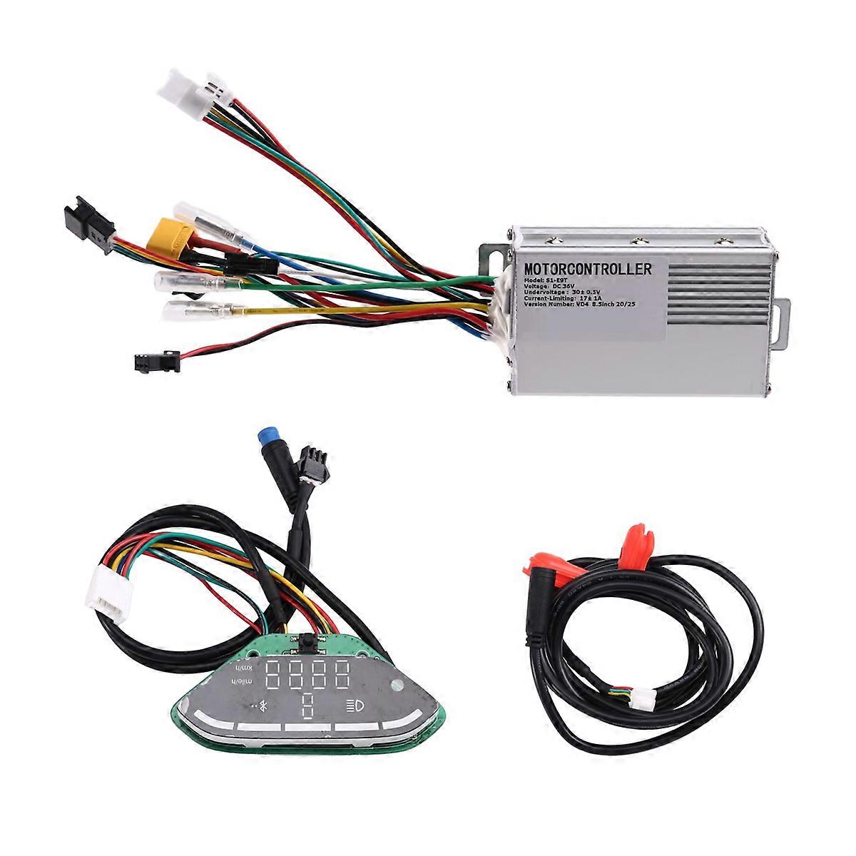 S1-E9T Motorcontroller DC 36V Controller Set with Controller Display Line for V4EE 8.5 Inch 20/25 K