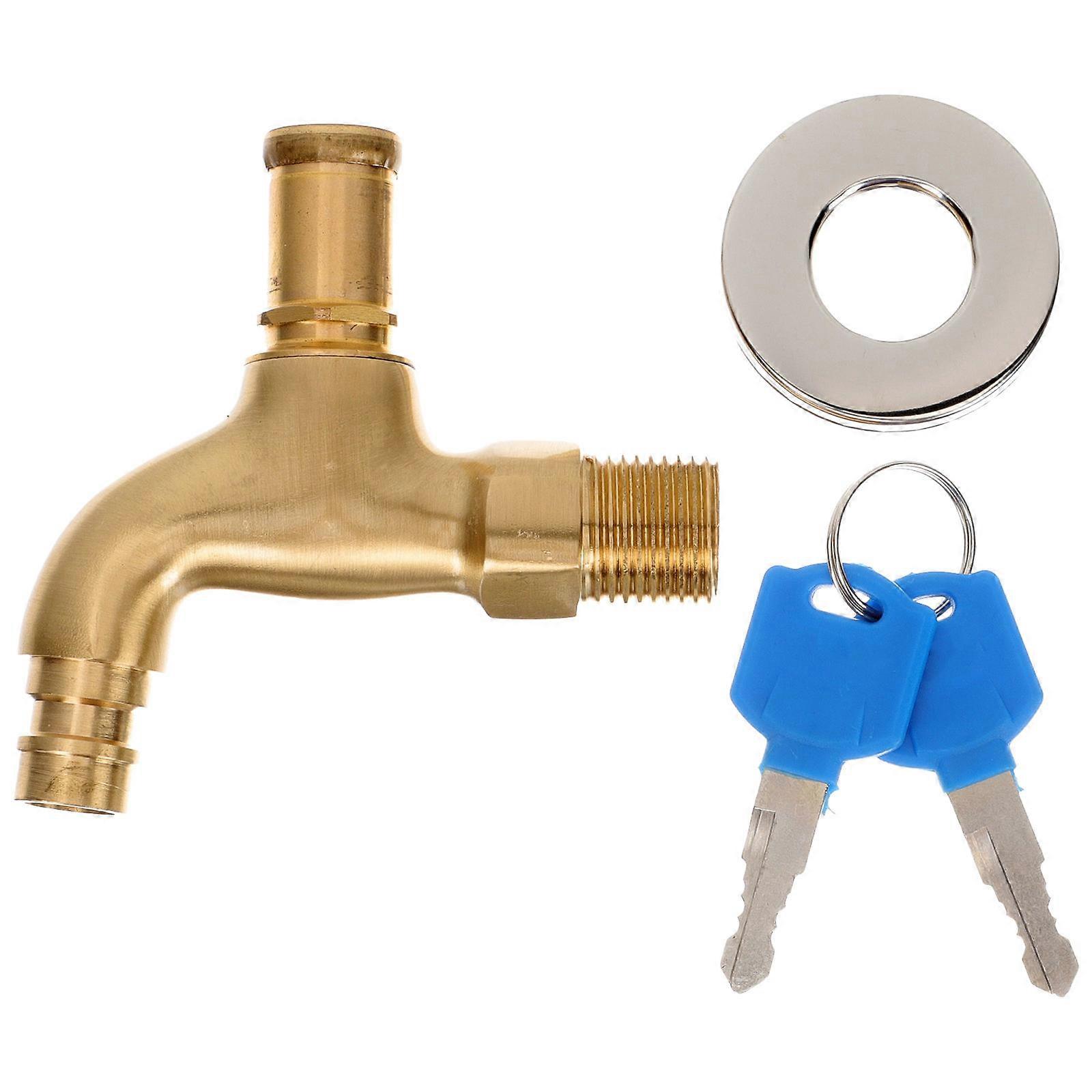Water Nozzle Garden Faucet for Gardening Use with Key