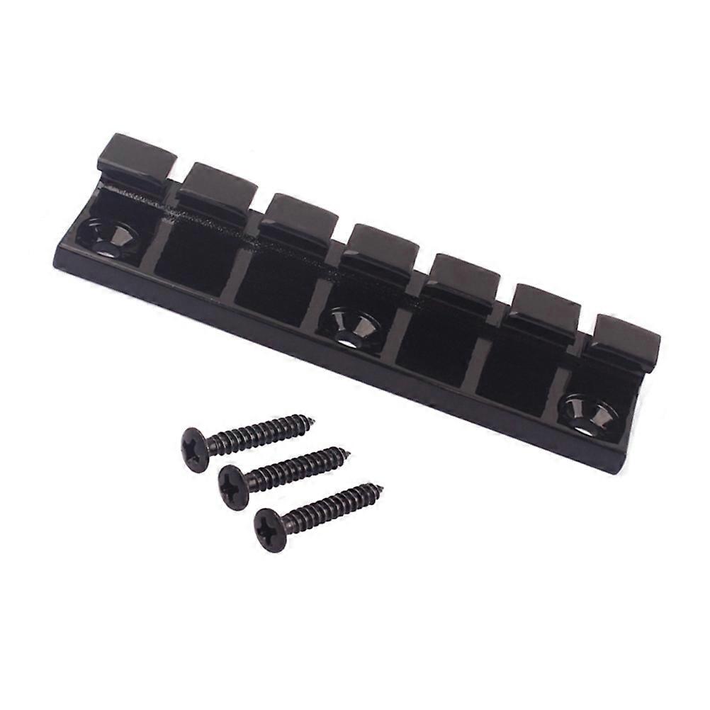Load Bridge 6 Strings Fixed Saddle Bridge for Electric Guitar Replacement Parts