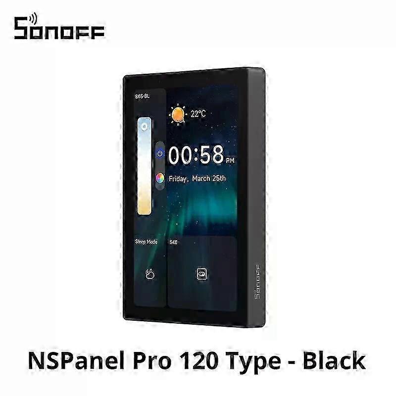 New SONOFF NSPanel Pro 120 Smart Home Control Panel Touch Screen Zigbee3.0 Gateway Voice Control Via Alexa Google Matter Ewlink