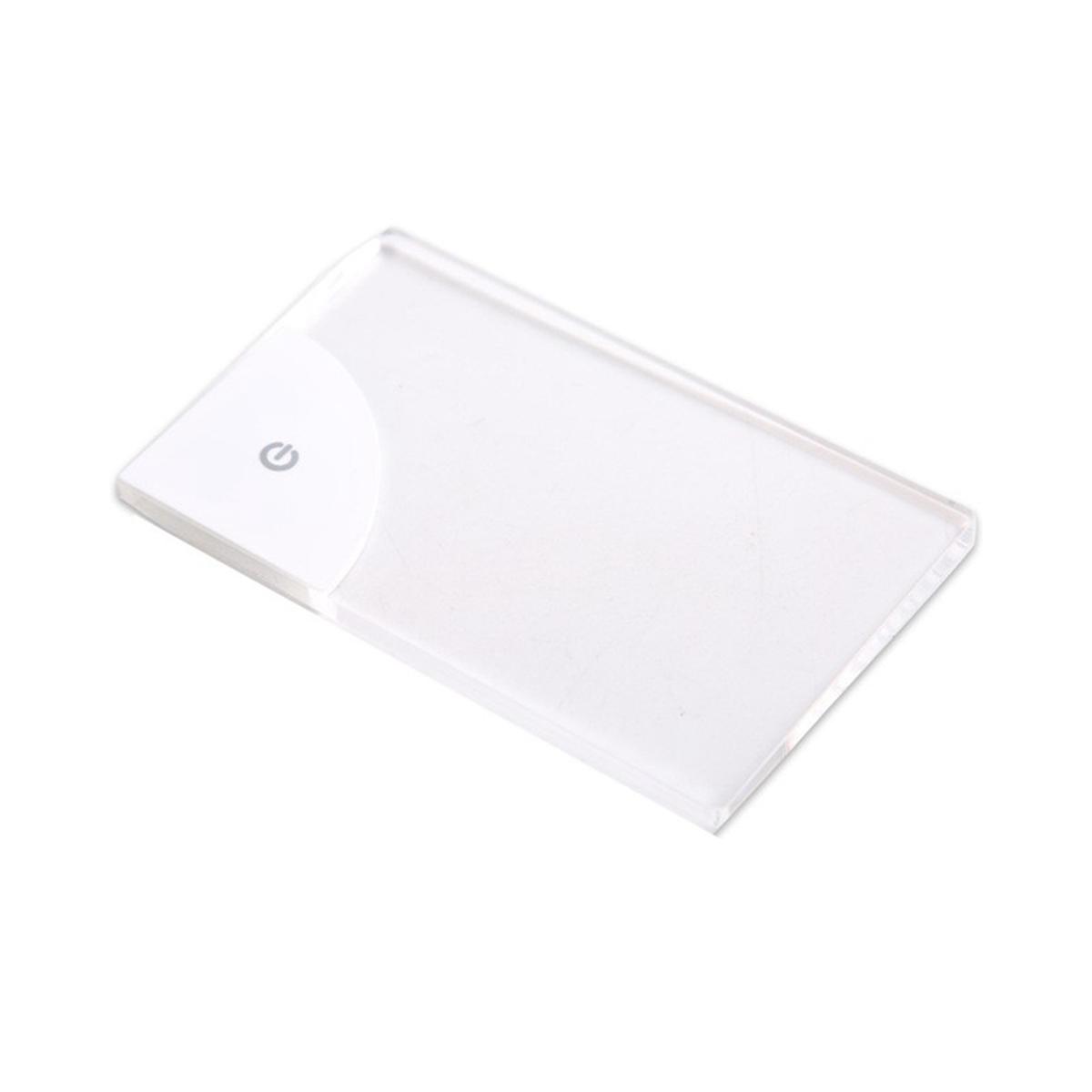 LED Blank Acrylic Glowing Business Card Light Name Tag Board