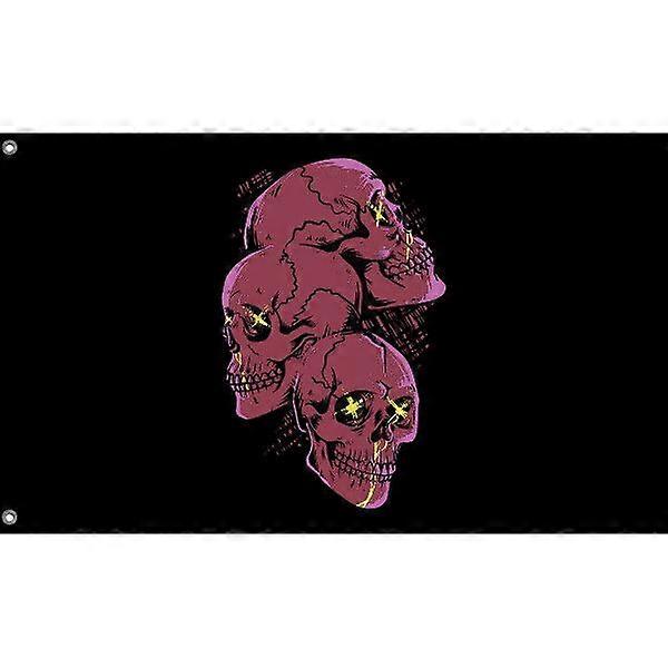 Skulls Pop Art Flag FG1644