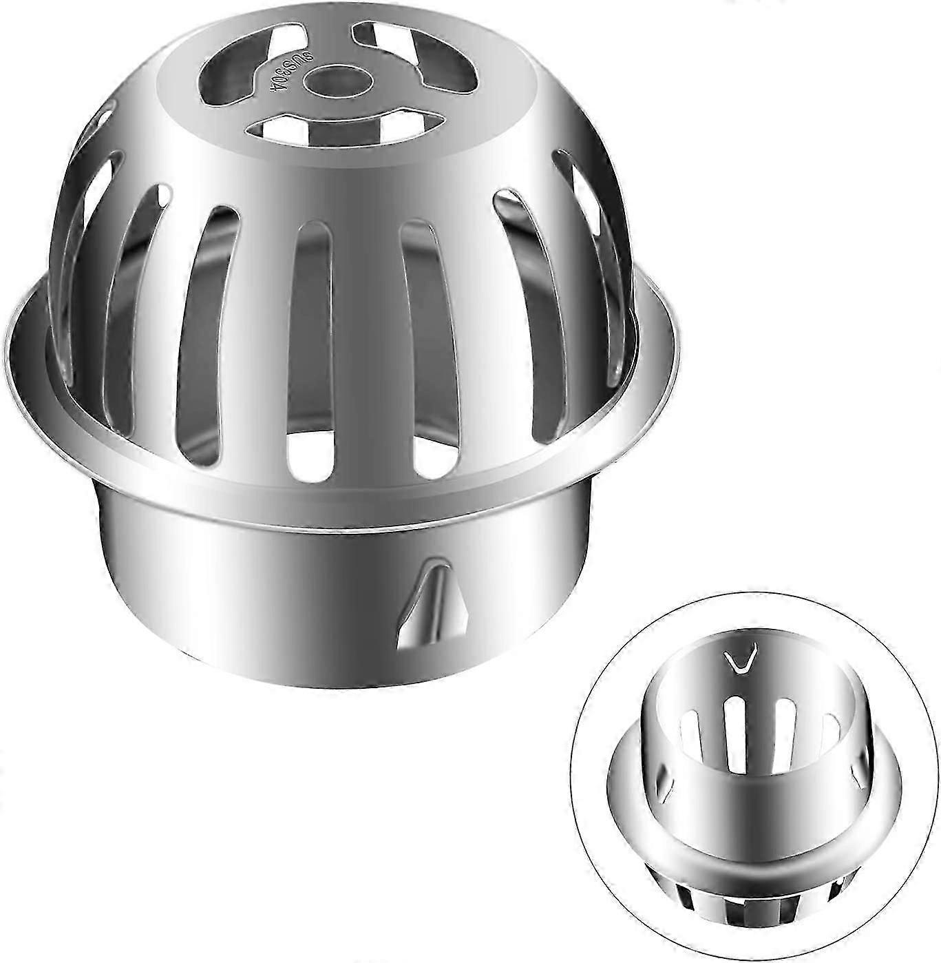 Stainless Steel Gutter Strainers Metal Gutter Guards to Help Keep Drain 75mm