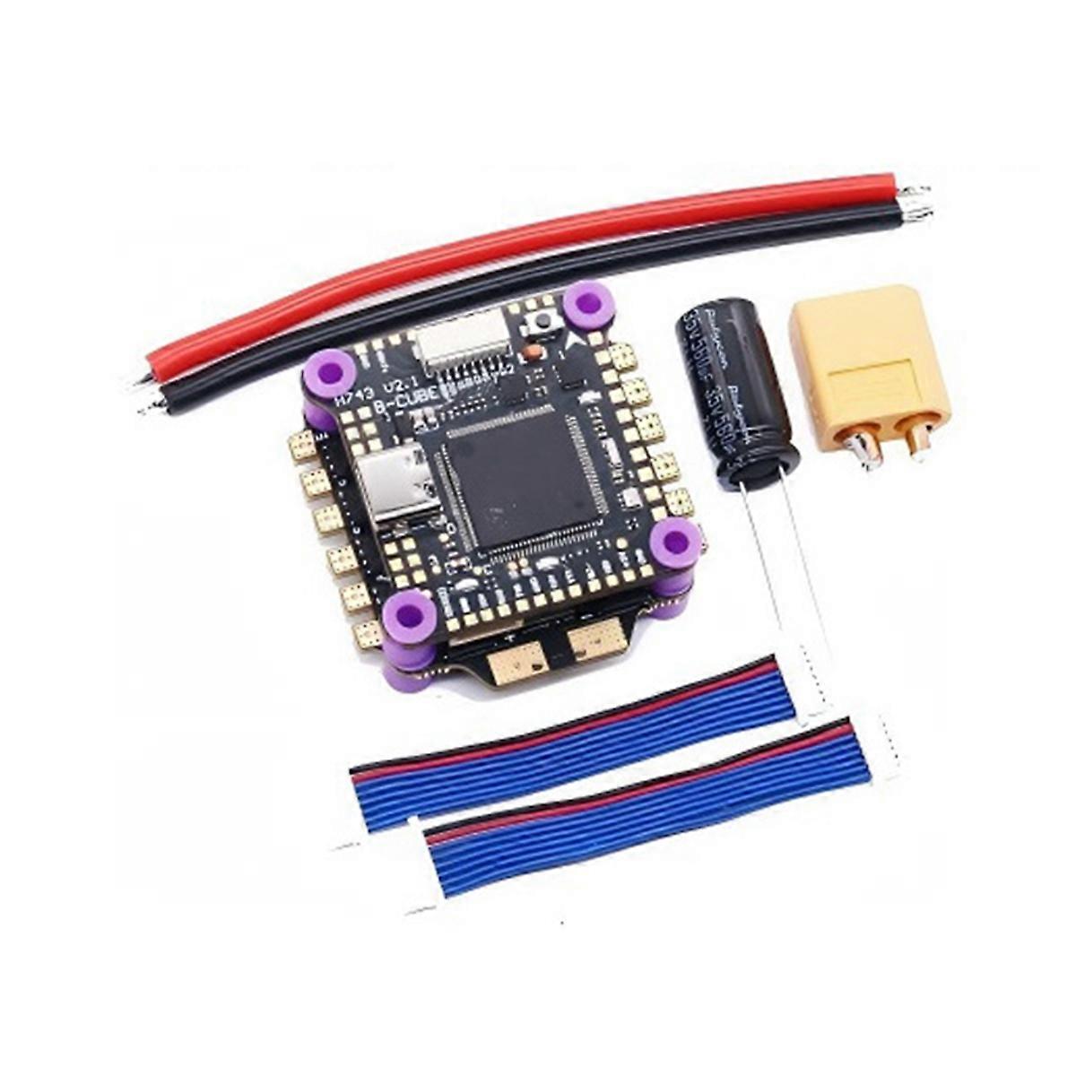 H743 Flight Control 45A 4INI ESC 3-6S FPV Stack Dual BEC 30.5x 30.5mm