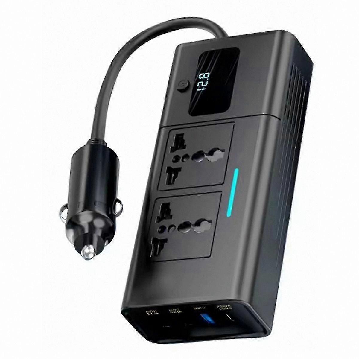 200W DC 12V to AC 220V Power Inverter for Vehicles with 12V Battery System