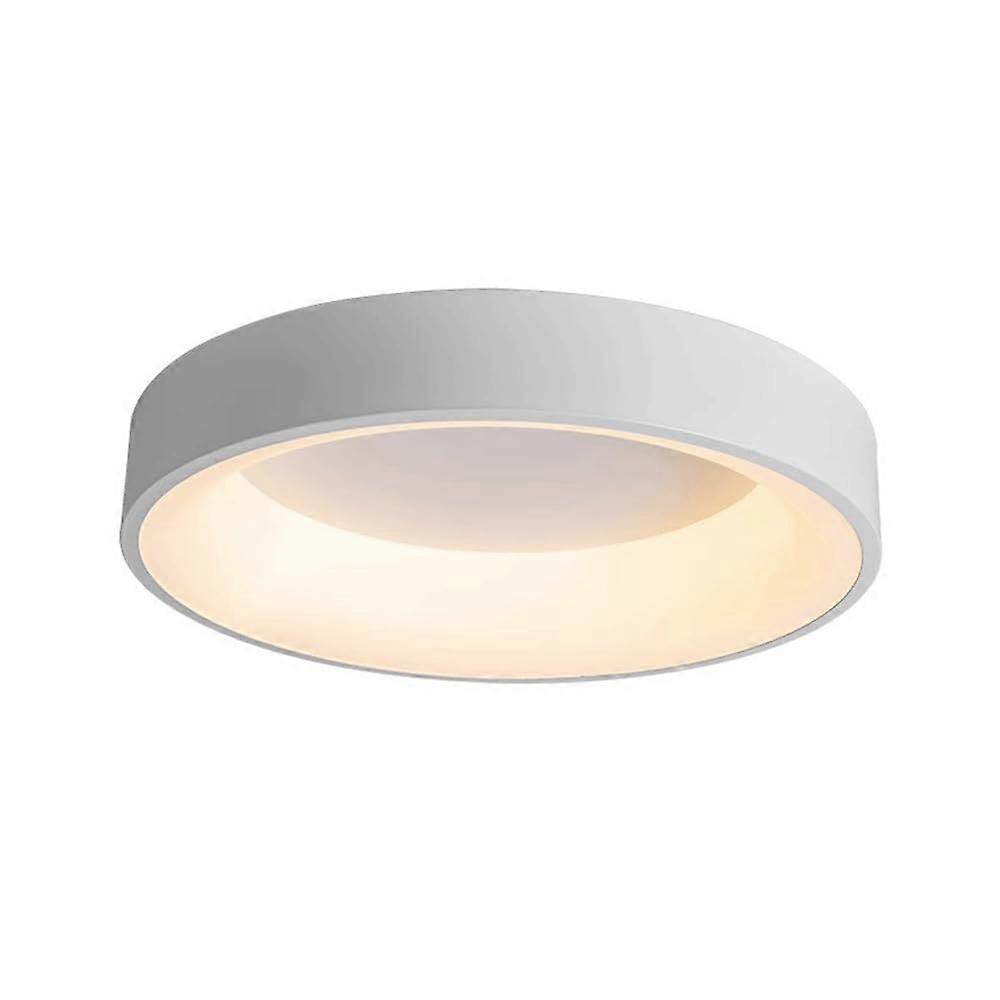 LED Minimalist Design Ceiling Light Modern Round Lampshade Ceiling Lamp ThreeTone Lighting 60cm White Bedroom Kitchen