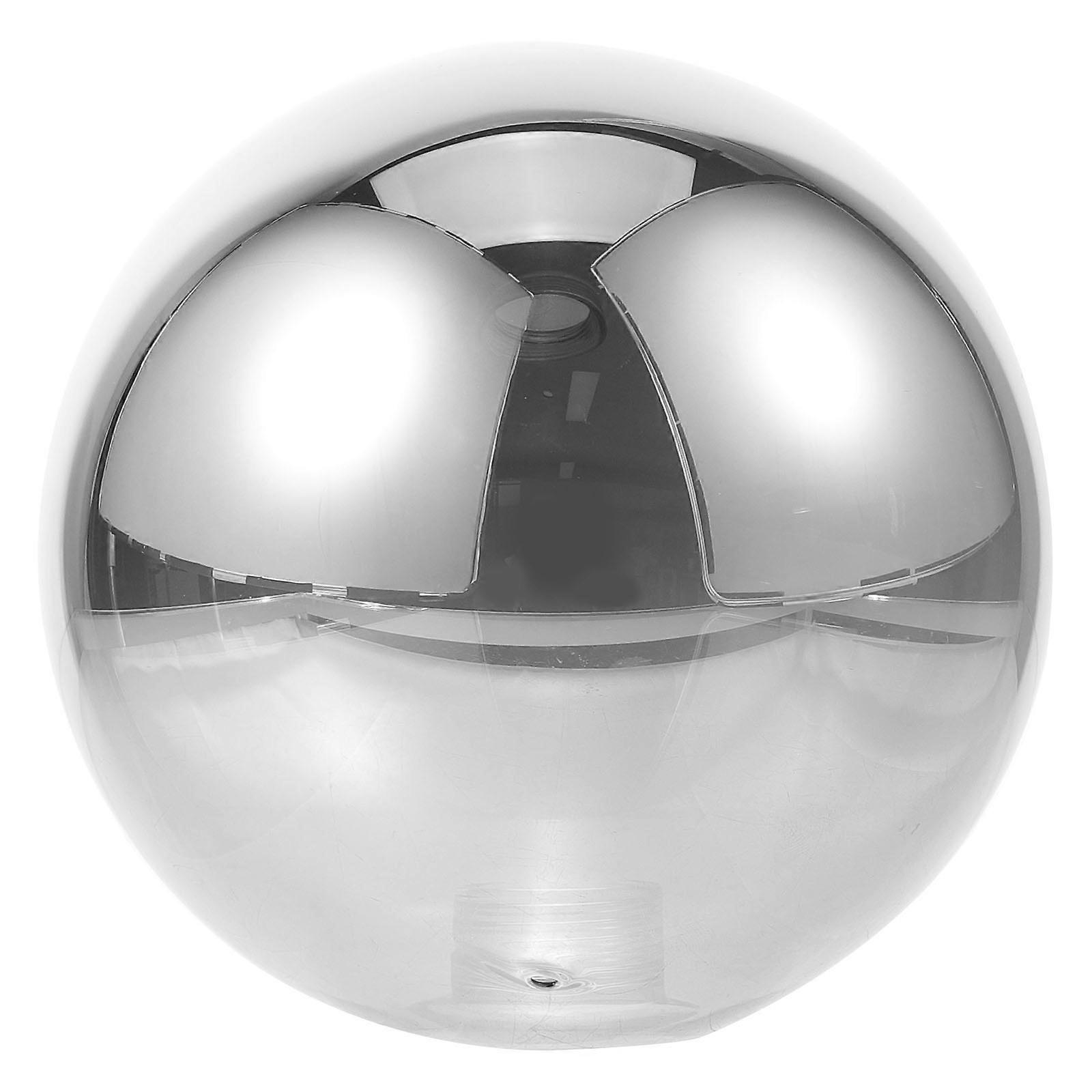 Glass Globe Lamp Shade Replacement for Ceiling Lamp 2Pcs Grey Glass