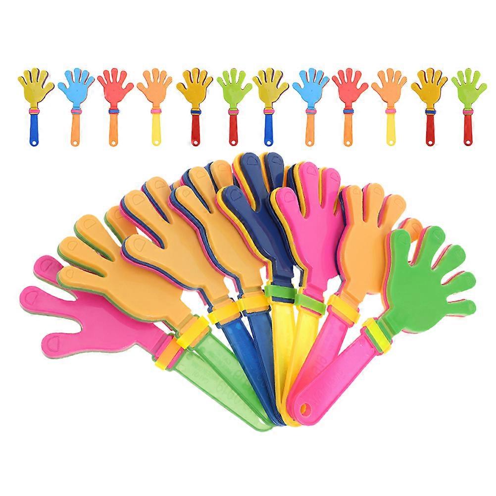 Colored Hand Clappers Party Noise Makers for Fun Cheering 100Pcs Plastic Toys