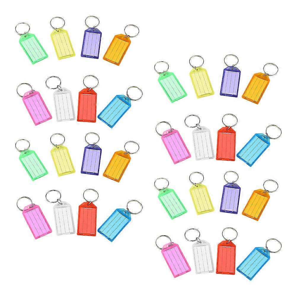 Luggage Hanging Labels Multifunctional Portable Baggage Tag Rectangular Travel Design 50Pcs