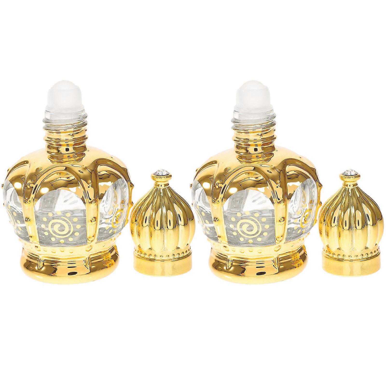 Perfume Packaging Empty Glass Roller Bottles Designed For Storage Of Essential Oils And Massage Oils 6 Pcs
