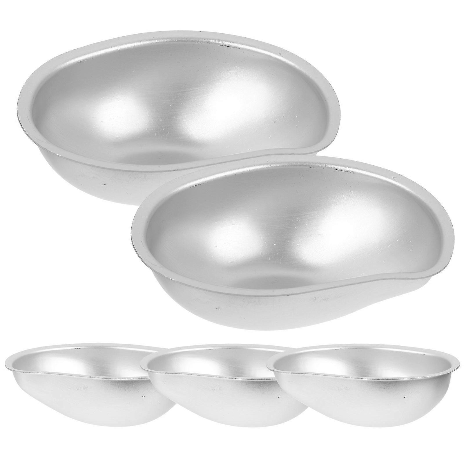 Practical Cake Making Mold 20 Pcs Round Silver Non-Stick Miniature Dessert Preparation for Cooking Enthusiasts