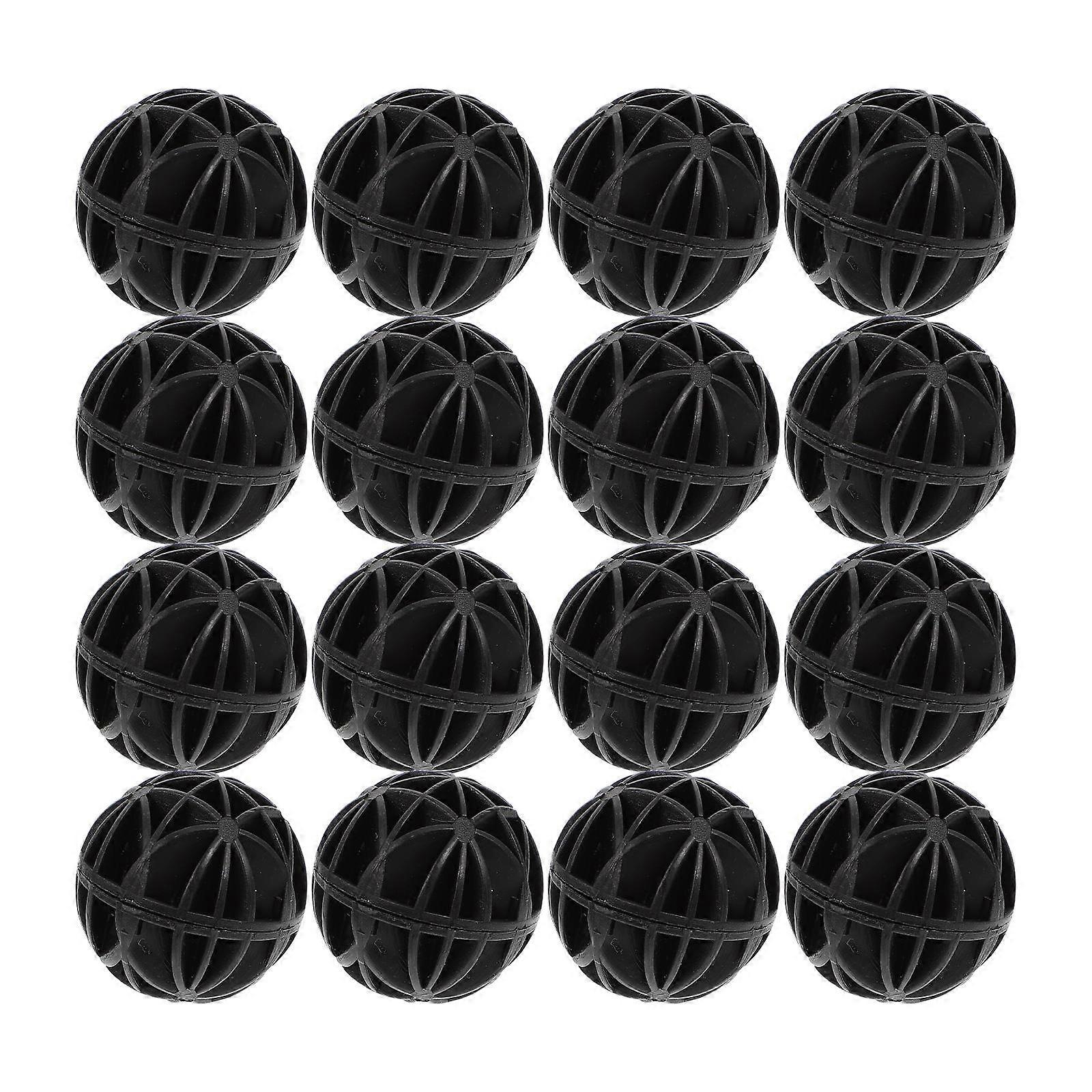 Durable Bio Balls Filter Balls for Aquarium Filtration 300Pcs Black