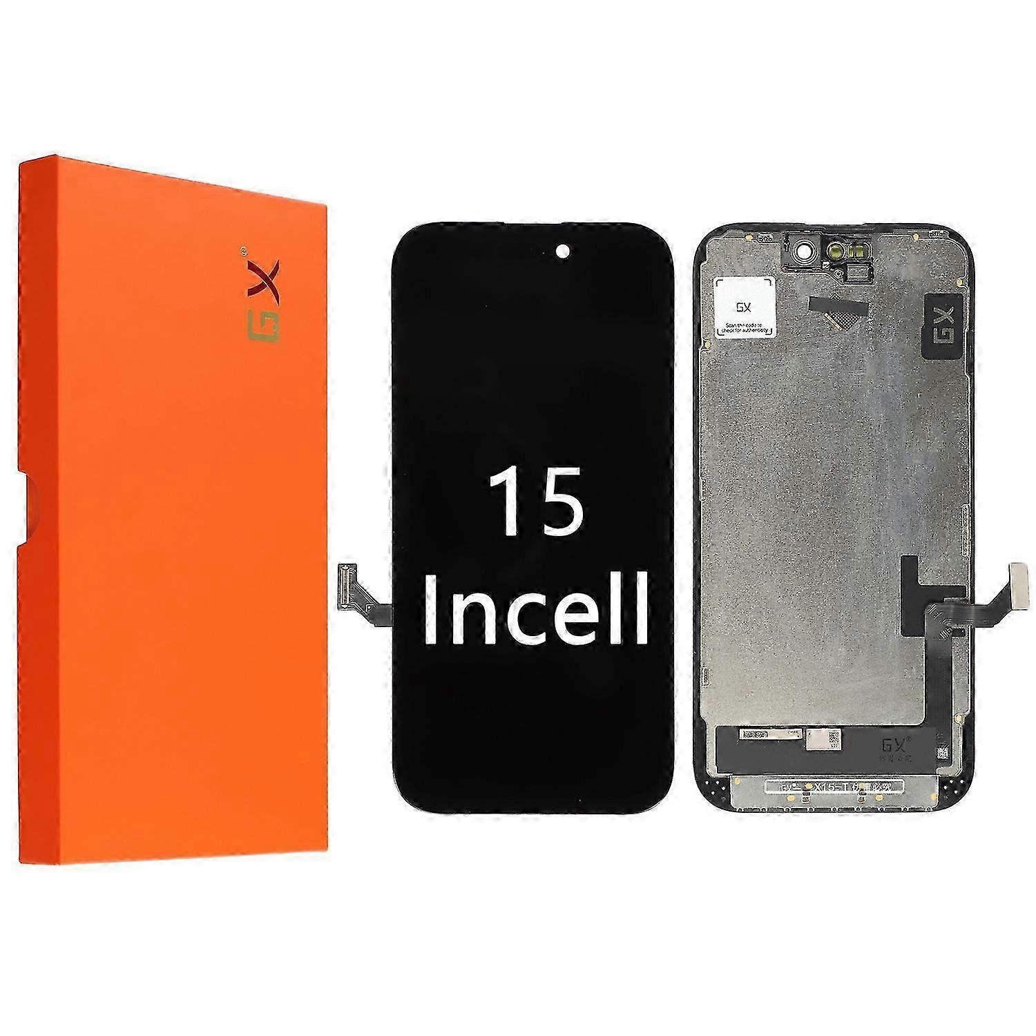 For iPhone 15 Grade C LCD Screen and Digitizer Assembly Replacement Part (GX Incell Technology) (wit 2025