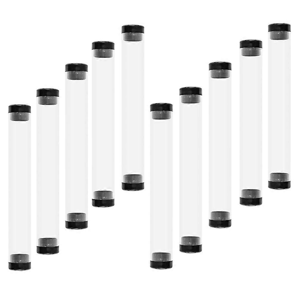 Writing Pen Case Simple and Fashionable Pen Enthusiasts 15.10X2.10X2.10CM Transparent AS Plastic 10Set