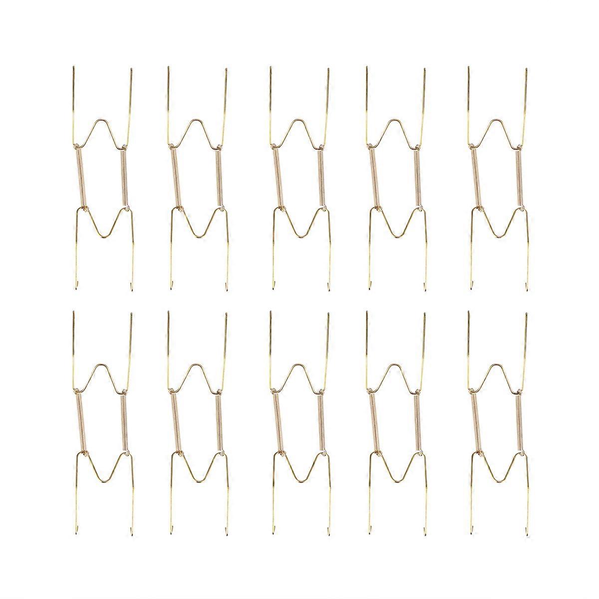 Invisible Plate Hanger Wire Spring Style Holders for Wall Decor 20Pcs