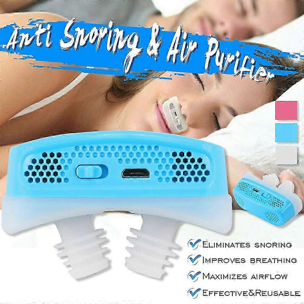 Micro CPAP Anti-Snoring Electronic Device for Sleep Apnea & Snore Aid