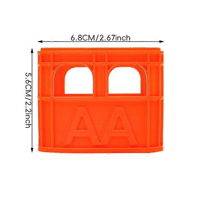 New creative stackable plastic beer box battery storage home desktop battery convenient storage box 1