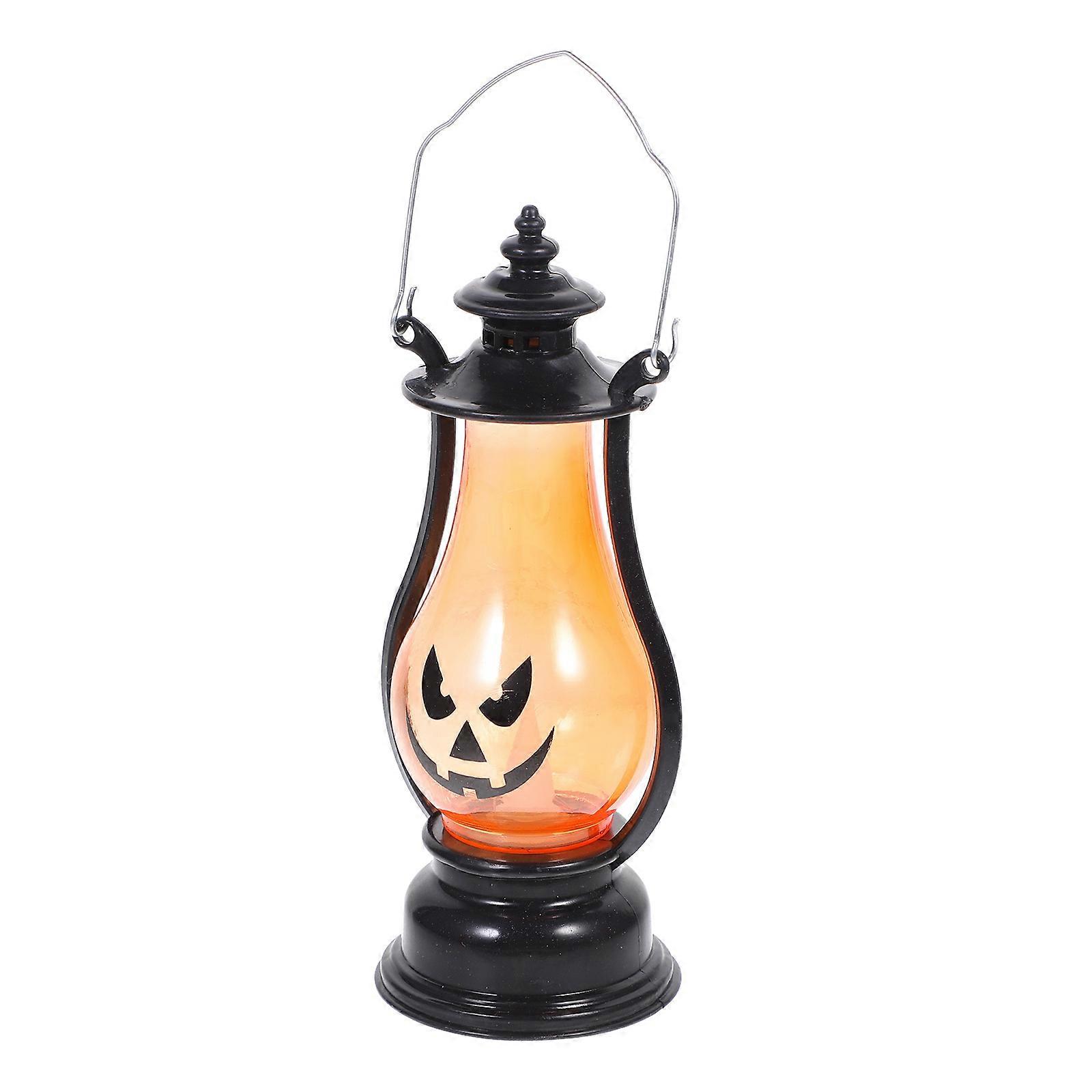 Pumpkin Lights Halloween Lantern Decorative for Kids 4Pcs Handheld Lantern Set