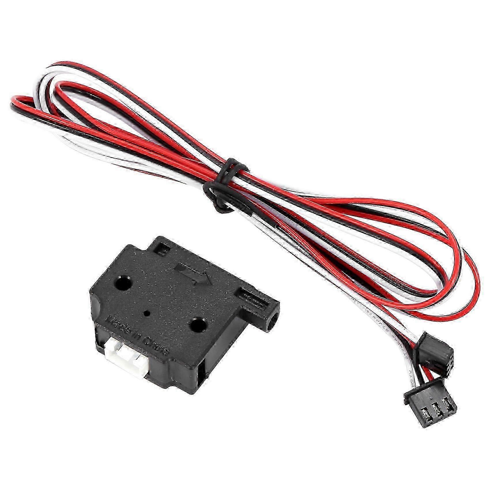 Módulo de detección de filamento de impresora 3D con sensor de agotamiento de cable de 1 m Detector de agotamiento de material para Ender