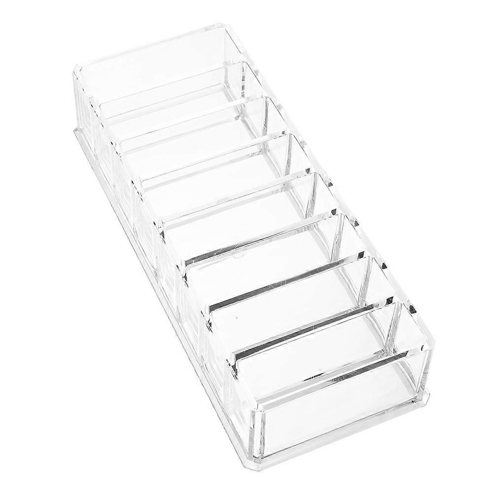 Makeup Display Box for Organizing Cosmetics 2Pcs Transparent Storage Rack