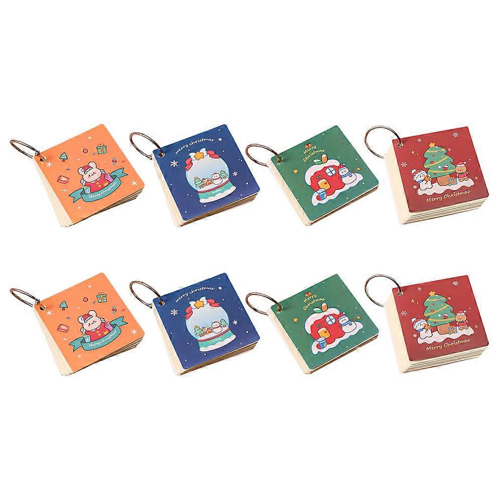 Christmas Notepad Creative Portable Pocket Notepads with 16Pcs for Writing